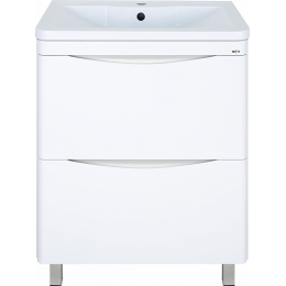 Misty Мебель для ванной Атлантик 70 L 2 ящика белая
