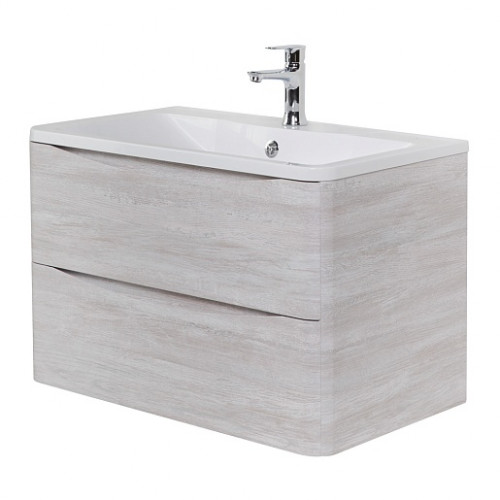 BelBagno Тумба с раковиной Acqua 100 подвесная Rovere Vintage Bianco
