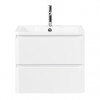 BelBagno Тумба с раковиной Albano 70 подвесная Bianco Lucido