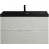 BelBagno Тумба с раковиной Vittoria 90 подвесная Toros Bianco с раковиной BB900/450-LV-ART-AST-NERO