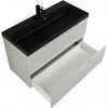 BelBagno Тумба с раковиной Vittoria 90 подвесная Toros Bianco с раковиной BB900/450-LV-ART-AST-NERO