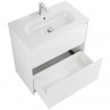 BelBagno Мебель для ванной Kraft 80 напольная Bianco Opaco с раковиной LOV-800-LVB