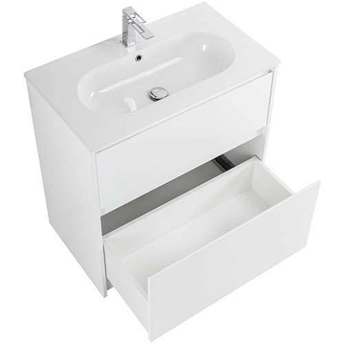 BelBagno Мебель для ванной Kraft 80 напольная Bianco Opaco с раковиной LOV-800-LVB