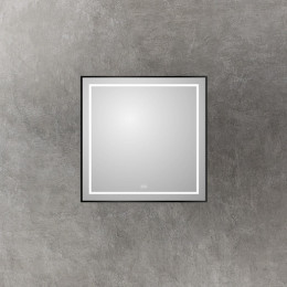 BelBagno Зеркало SPC-KRAFT-800-800-LED-TCH-WARM-NERO