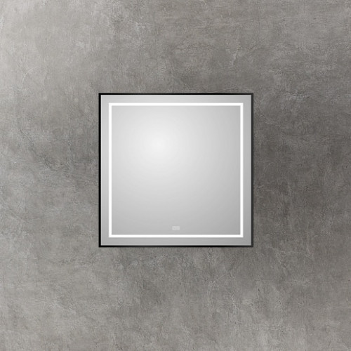 BelBagno Зеркало SPC-KRAFT-800-800-LED-TCH-WARM-NERO
