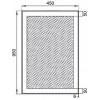Aquanet Зеркало Алассио 4595 LED