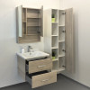 Comforty Мебель для ванной Парма 60 подвесная дуб дымчатый