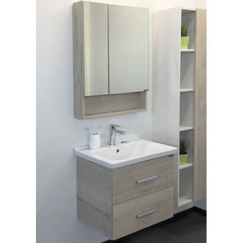 Comforty Мебель для ванной Парма 60 подвесная дуб дымчатый