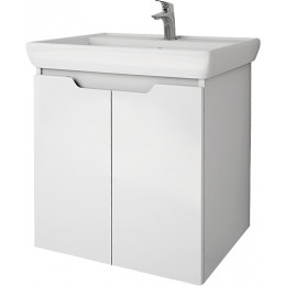 Dreja Тумба с раковиной Q Plus (D) 60 белая