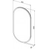 Aquanet Зеркало Монте 50x100