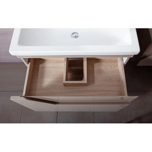 Бриклаер Тумба под раковину Брайтон 80 глиняный серый