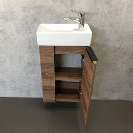 Comforty Тумба с раковиной Асти 40 дуб темно-коричневый