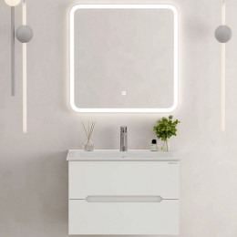 Onika Тумба с раковиной Айленд 70 подвесная белая
