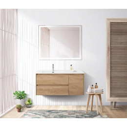 BelBagno Мебель для ванной Kraft 100 L подвесная Rovere Nebrasca Nature