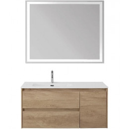 BelBagno Мебель для ванной Kraft 100 L подвесная Rovere Nebrasca Nature