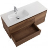 BelBagno Тумба с раковиной Kraft 120 L подвесная Rovere Tabacco