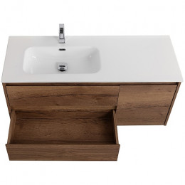 BelBagno Тумба с раковиной Kraft 120 L подвесная Rovere Tabacco