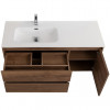 BelBagno Тумба с раковиной Kraft 120 L подвесная Rovere Tabacco