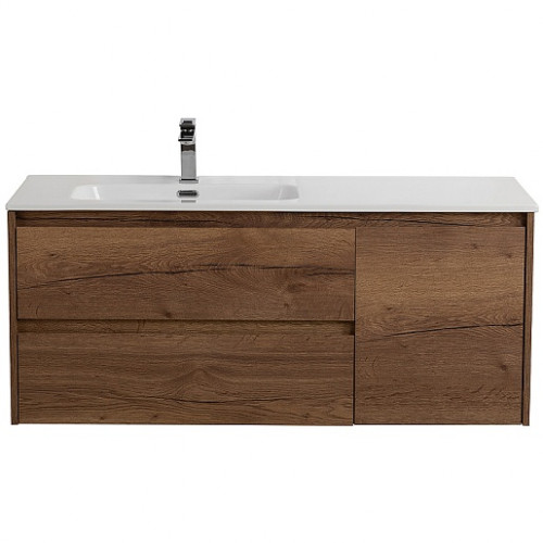 BelBagno Тумба с раковиной Kraft 120 L подвесная Rovere Tabacco