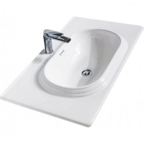 BelBagno Тумба с раковиной Onda-M 80 подвесная Bianco Lucido ручка-скоба