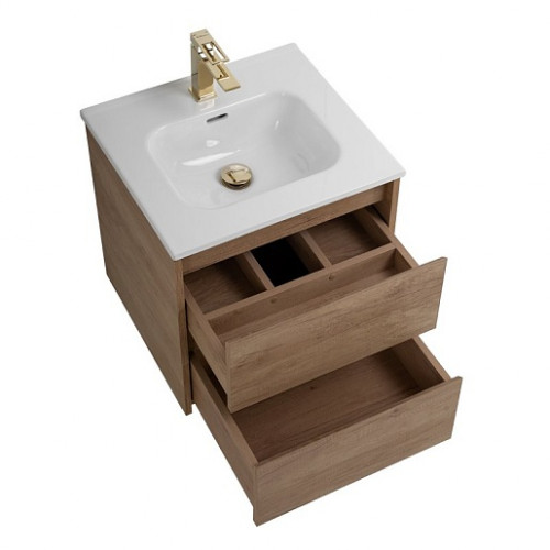 BelBagno Тумба с раковиной Kraft 50 подвесная Rovere Nebrasca Nature