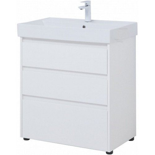 Aquanet Мебель для ванной Nova Lite 75 белая глянцевая