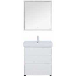 Aquanet Мебель для ванной Nova Lite 75 белая глянцевая