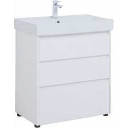 Aquanet Мебель для ванной Nova Lite 75 белая глянцевая
