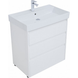 Aquanet Мебель для ванной Nova Lite 75 белая глянцевая