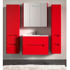 Водолей Тумба с раковиной "Флорена 90" подвесная красная