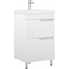 Corozo Тумба с раковиной Теона 50 Z2 белая
