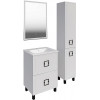 ASB-Mebel Мебель для ванной Санта 60 белая матовая