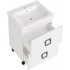 ASB-Mebel Мебель для ванной Санта 60 белая матовая