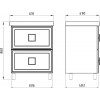 ASB-Mebel Мебель для ванной Санта 60 белая матовая
