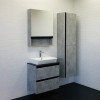 Comforty Тумба с раковиной Эдинбург 60 2 подвесная бетон светлый
