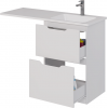 Dreja Мебель для ванной Bona 120 R под стиральную машину белая