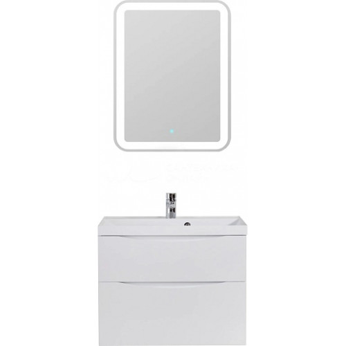 BelBagno Тумба с раковиной Marino-H60 80 подвесная Bianco Lucido