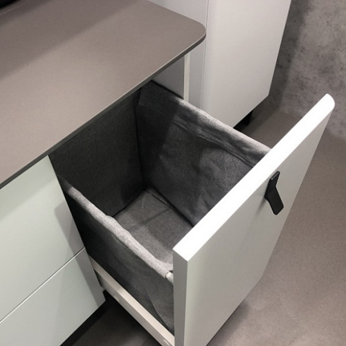 Comforty Тумба с раковиной Сорренто 90Н светло-серая матовая