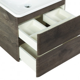 BelBagno Мебель для ванной Albano 60 подвесная Rovere Nature Grigio
