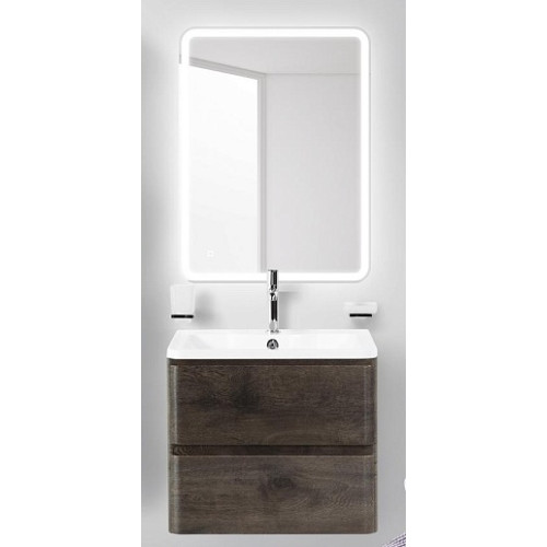 BelBagno Мебель для ванной Albano 60 подвесная Rovere Nature Grigio