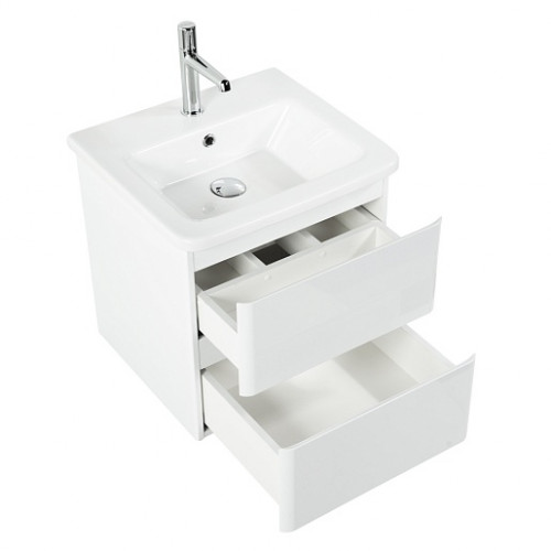 BelBagno Тумба с раковиной Albano-Cer 50 подвесная Bianco Lucido