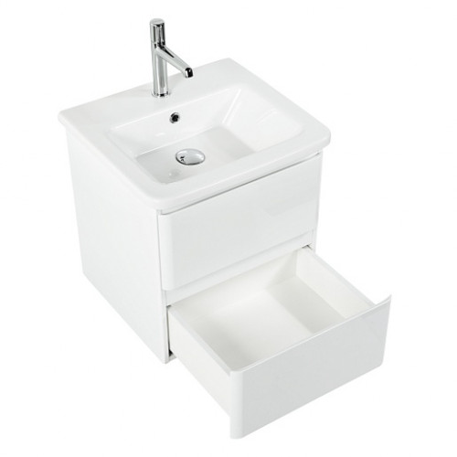 BelBagno Тумба с раковиной Albano-Cer 50 подвесная Bianco Lucido