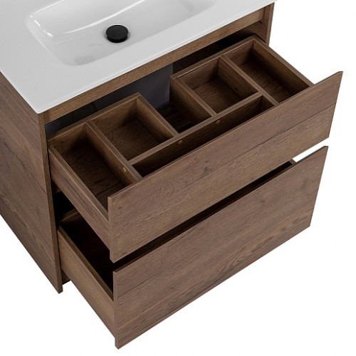 BelBagno Тумба с раковиной Kraft 100 напольная Rovere Tabacco с раковиной BB1000ETL