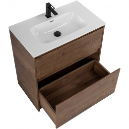BelBagno Тумба с раковиной Kraft 100 напольная Rovere Tabacco с раковиной BB1000ETL