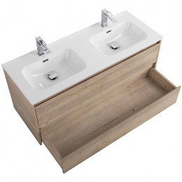 BelBagno Тумба с раковиной Kraft 120 подвесная Rovere Galifax Bianco