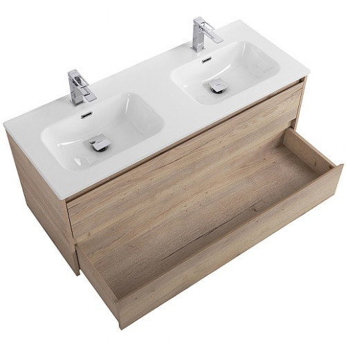 BelBagno Тумба с раковиной Kraft 120 подвесная Rovere Galifax Bianco
