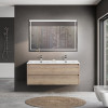 BelBagno Тумба с раковиной Kraft 120 подвесная Rovere Galifax Bianco