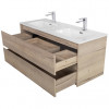 BelBagno Тумба с раковиной Kraft 120 подвесная Rovere Galifax Bianco