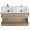 BelBagno Тумба с раковиной Kraft 120 подвесная Rovere Galifax Bianco