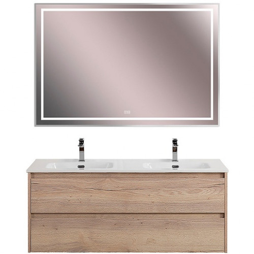BelBagno Тумба с раковиной Kraft 120 подвесная Rovere Galifax Bianco